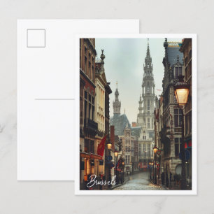 Brüssel Belgien Kunst Reise berühmter Ort Postkarte