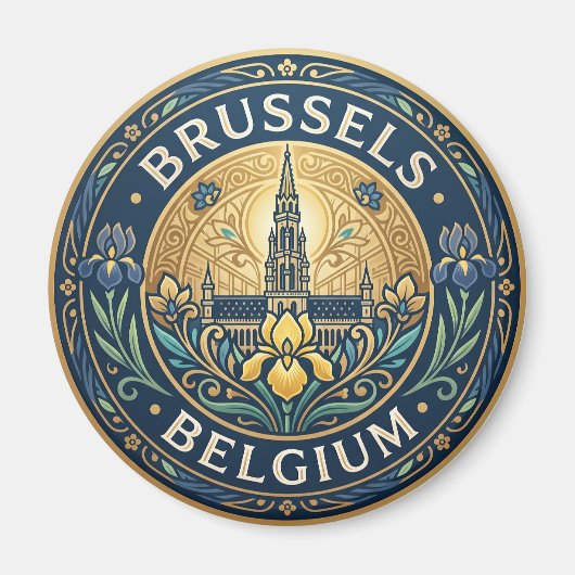 Brüssel Belgien Magnet (Vorne)
