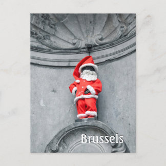 Brüssel Belgien Manneken Pis Foto Postkarte