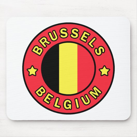 Brüssel Belgien Mousepad (Vorne)