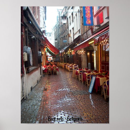 Brüssel, Belgien Poster (Vorne)