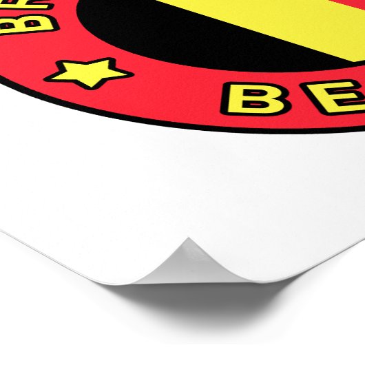 Brüssel Belgien Poster (Ecke)