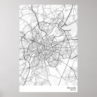 Brüssel Belgien Poster Print