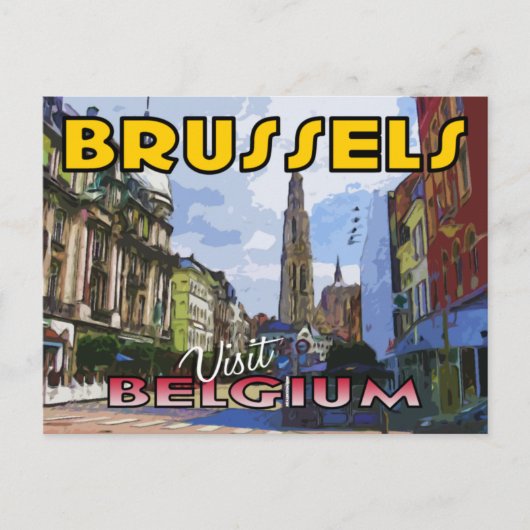 Brüssel, Belgien Postkarte (Vorderseite)