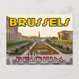 Brüssel, Belgien Postkarte