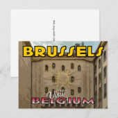 Brüssel, Belgien Postkarte (Vorne/Hinten)