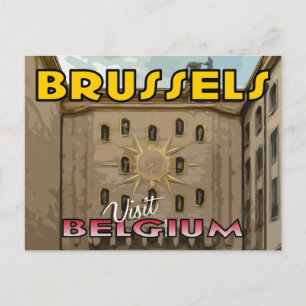 Brüssel, Belgien Postkarte