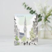 Brüssel, Belgien Postkarte (Stehend Vorderseite)