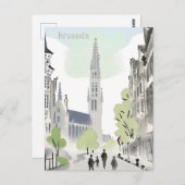 Brüssel, Belgien Postkarte (Vorne/Hinten)