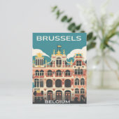 Brüssel, Belgien Postkarte (Stehend Vorderseite)