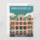 Brüssel, Belgien Postkarte (Vorne/Hinten)