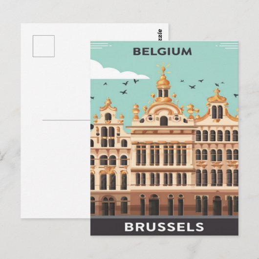 Brüssel, Belgien Postkarte (Vorne/Hinten)