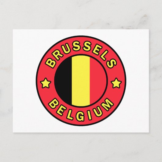 Brüssel Belgien Postkarte (Vorderseite)