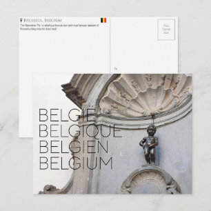 Brüssel, Belgien Reise-Ansichtskarte Postkarte