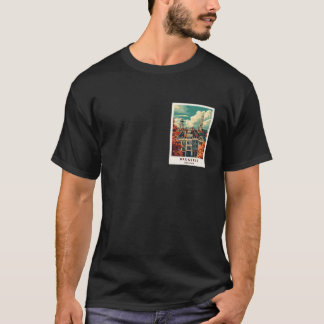 Brüssel Belgien Reiseplakat T-Shirt
