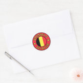 Brüssel Belgien Runder Aufkleber (Umschlag)