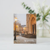 Brüssel Belgien Sablon Foto Postkarte (Stehend Vorderseite)