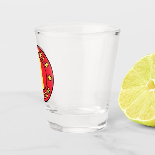Brüssel Belgien Schnapsglas (Rechts)