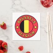 Brüssel Belgien Serviette (Beispiel)