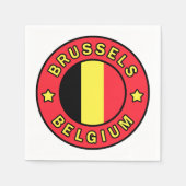 Brüssel Belgien Serviette (Vorderseite)
