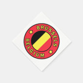 Brüssel Belgien Serviette (Ecke)