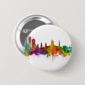 Brüssel Belgien Skyline Button (Vorne & Hinten)