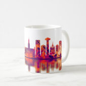Brüssel Belgien Skyline Kaffeetasse (VorderseiteRechts)