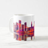 Brüssel Belgien Skyline Kaffeetasse (Vorderseite Links)