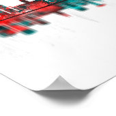 Brüssel Belgien Skyline Poster (Ecke)