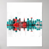 Brüssel Belgien Skyline Poster (Vorne)