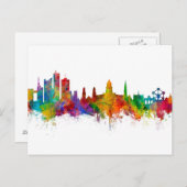 Brüssel Belgien Skyline Postkarte (Vorne/Hinten)