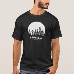 Brüssel Belgien Skyline T-Shirt