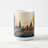 Brüssel, Belgien Stylist Kaffeetasse (Mittel)