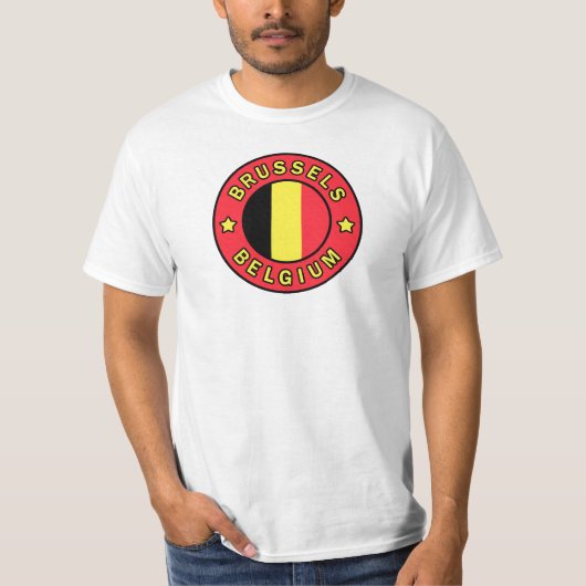 Brüssel Belgien T-Shirt (Vorderseite)