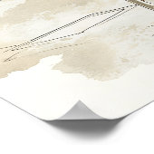 Brüssel Belgien - Vintages Wasserfarbenbild Stadt Poster (Ecke)