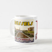 Brüssel, Besuch Belgien Tasse (Vorderseite Links)