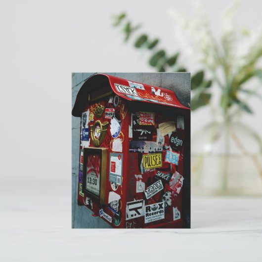 Brüssel: Briefkasten oder Postfach? Postkarte (Stehend Vorderseite)