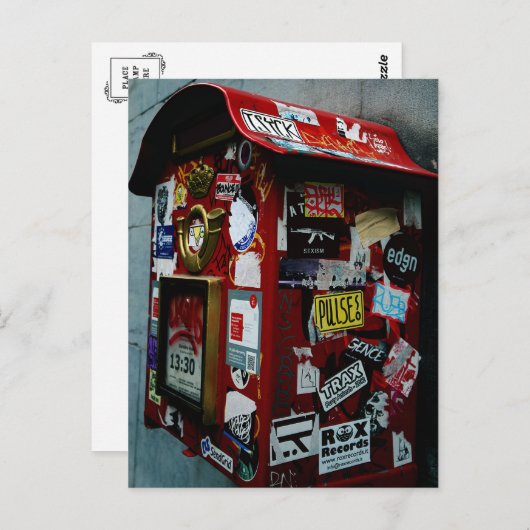 Brüssel: Briefkasten oder Postfach? Postkarte (Vorne/Hinten)