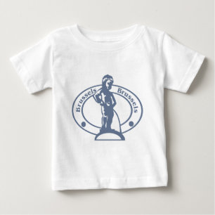 Brüssel-Briefmarke Baby T-shirt