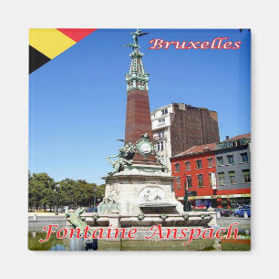 BRÜSSEL BRUXELLES Fontaine Anspach, Magnet