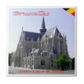 BRÜSSEL BRUXELLES Notre-Dame du Sablon, Fliese (Vorderseite)