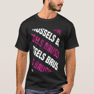 Brüssel Camouflage Muster Pink Camouflage T-Shirt