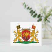 Brüssel-Coat-Postkarte Postkarte (Stehend Vorderseite)
