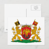 Brüssel-Coat-Postkarte Postkarte (Vorne/Hinten)