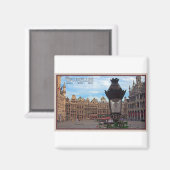 Brüssel - Der Grand Place Magnet (Vorderseite/Rückseite)