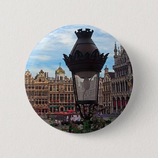 Brüssel - der großartige Platz Button (Vorderseite)