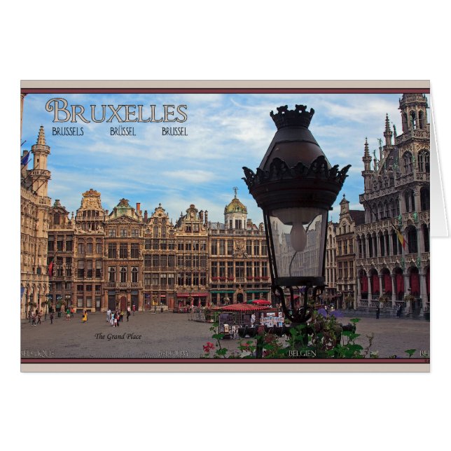Brüssel - Der Große Platz (Vorderseite (Horizontal))