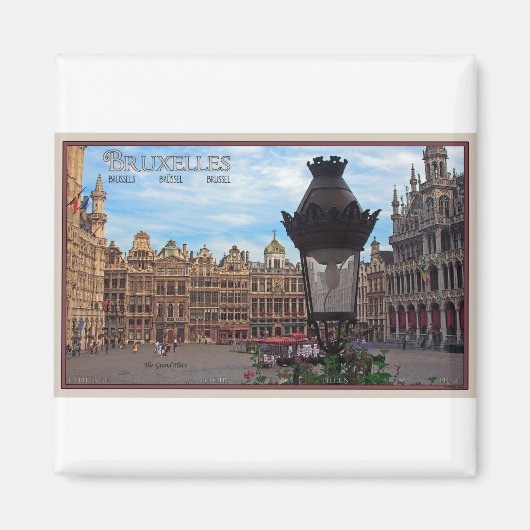 Brüssel - Der Große Platz Magnet (Vorne)