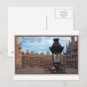 Brüssel - Der Große Platz Postkarte (Vorne/Hinten)