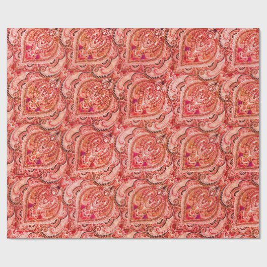 Brüssel-Granatapfel Geschenkpapier (Flach)